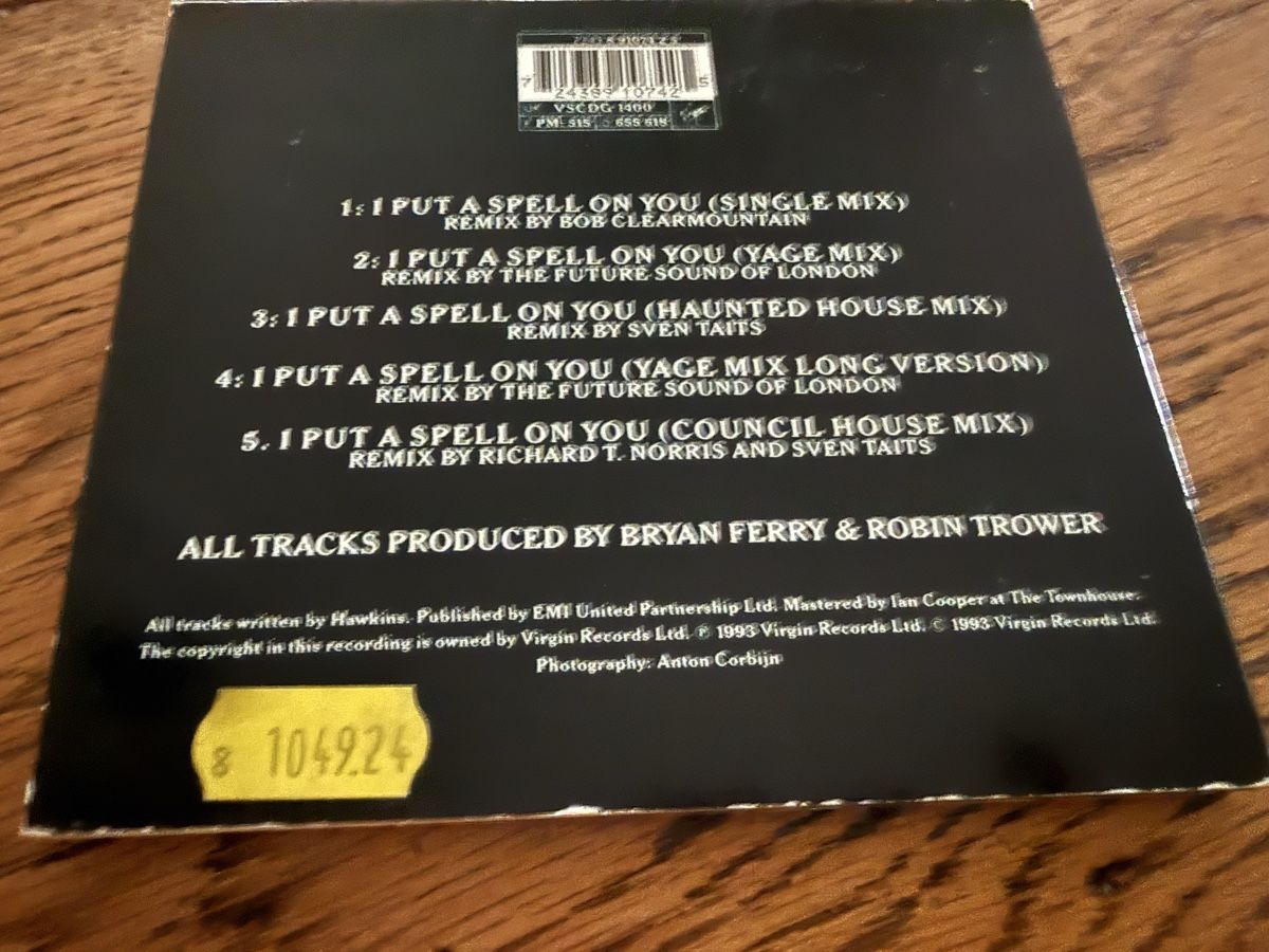 CD: Bryan Ferry I Put A Spell On You CD – Usato da Amriswil venduto da Apfelfreak 1