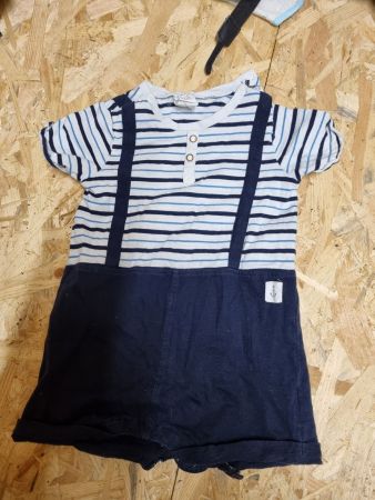 Strampler kurz Baby H & M Anker