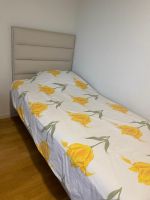 Lit simple avec rangement intégré 90x200 - Comme neuf