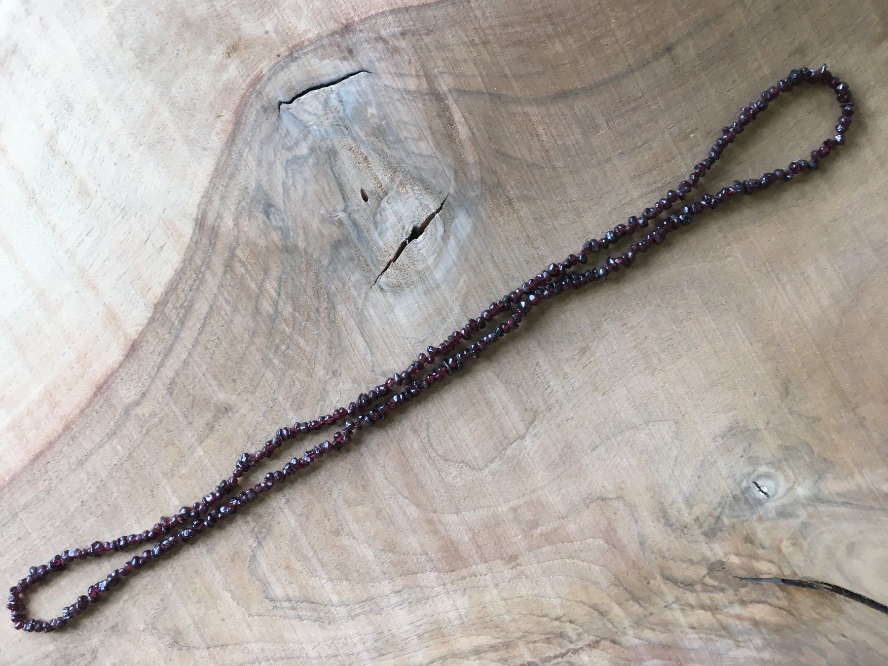 Catenine: GRANAT  SPLITTER  HALSKETTE 90cm – Nuovo e nell'imballaggio originale da Aesch ZH venduto da LiquidAktion 3