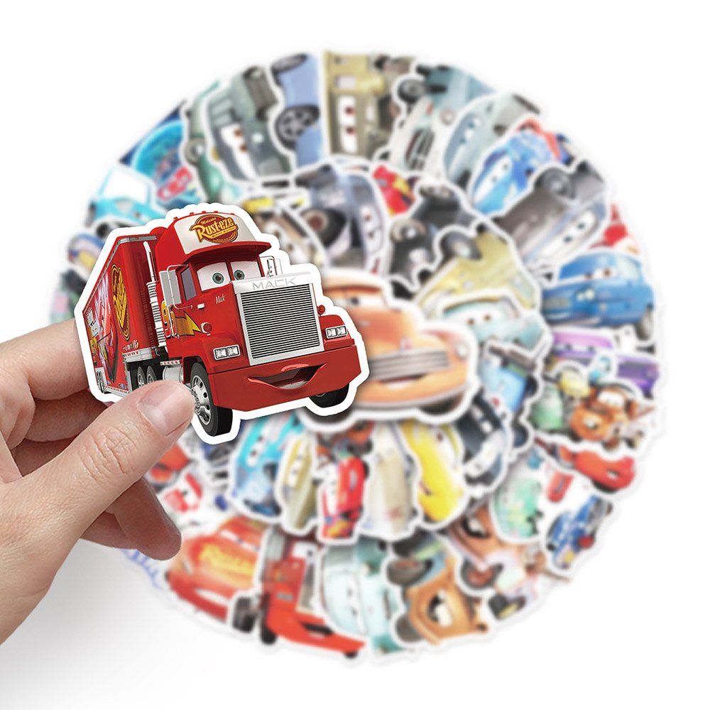 Aufkleber: 50 stk. Aufkleber  Cartoon Autos – Neu und originalverpackt aus Uerkheim von Kaufoption 5