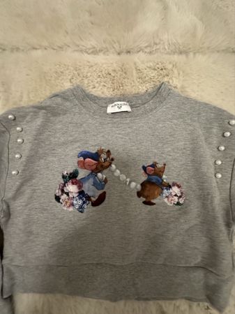 Monnalisa Mädchen Pullover Gr. 128/8J Top Zustand!