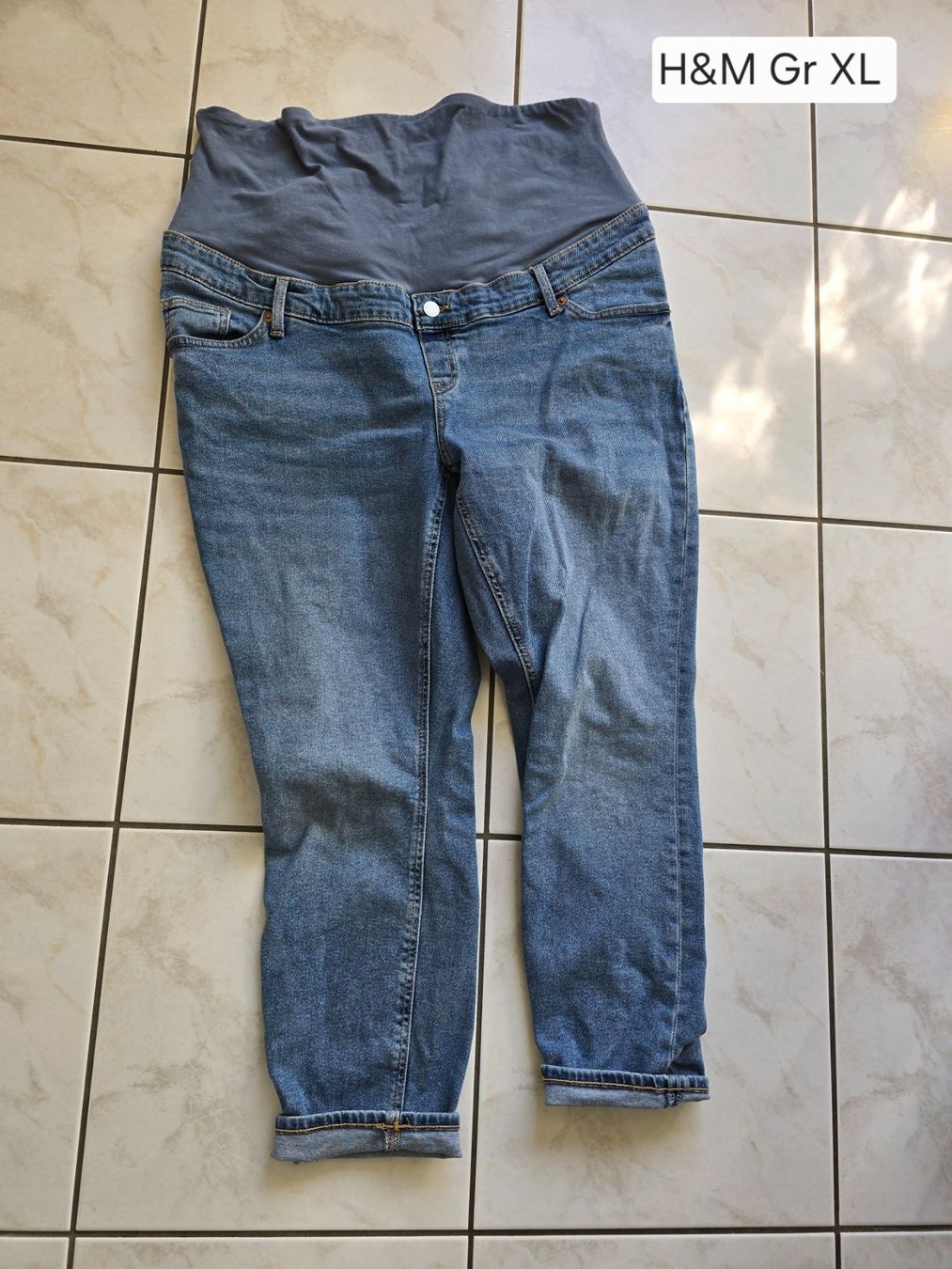 Jeans: H&M Umstandsjeans, Gr. XL – Usato da Uetendorf venduto da baumstamm3