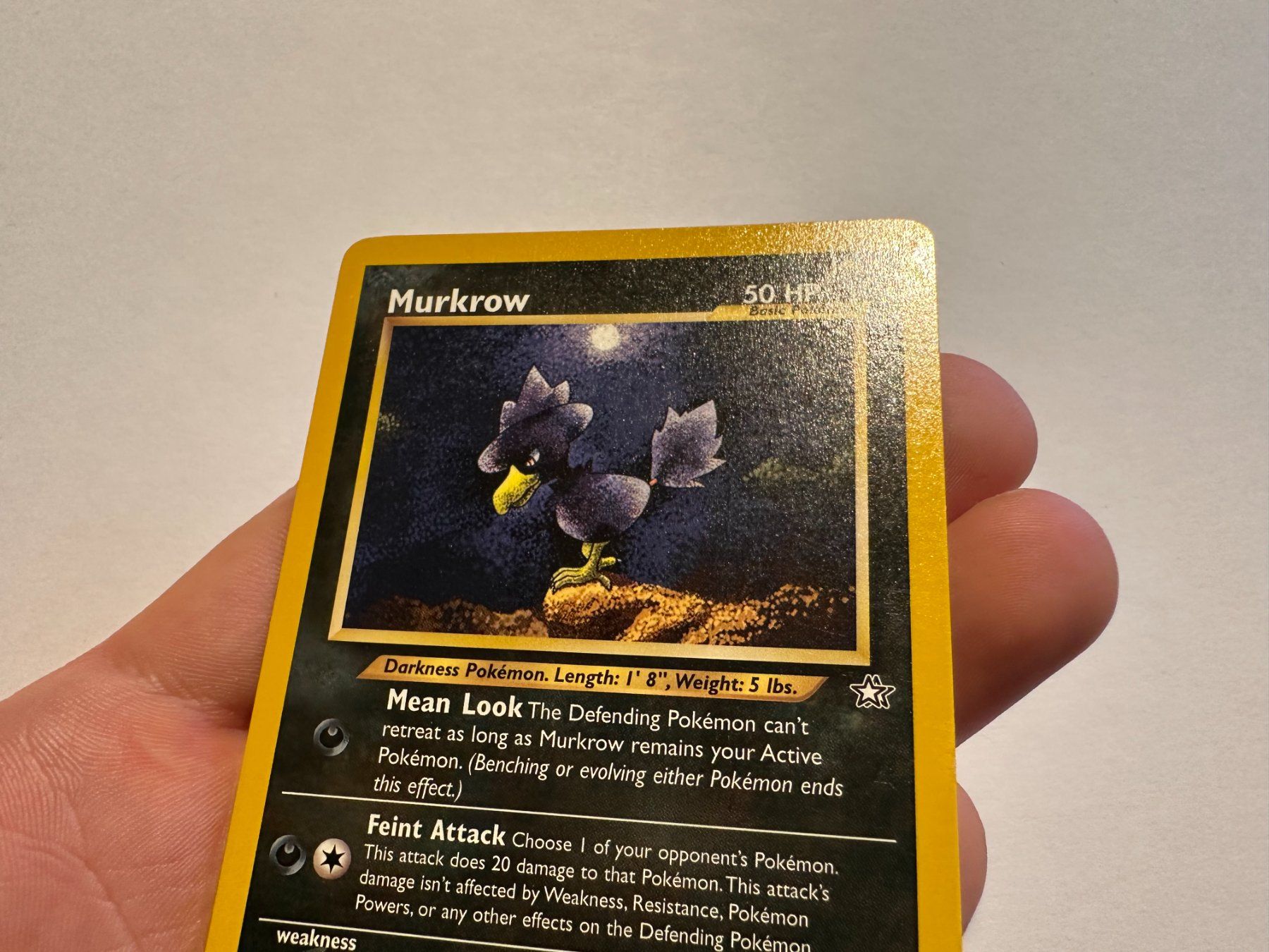 Pokémon Carte collezionabili: Murkrow non holo Neo Genesis EN – Usato da Hagendorn venduto da Pokecollectorch 3