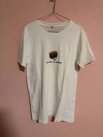 T-Shirt bianca "More Money", come nuova, taglia M 👕!
