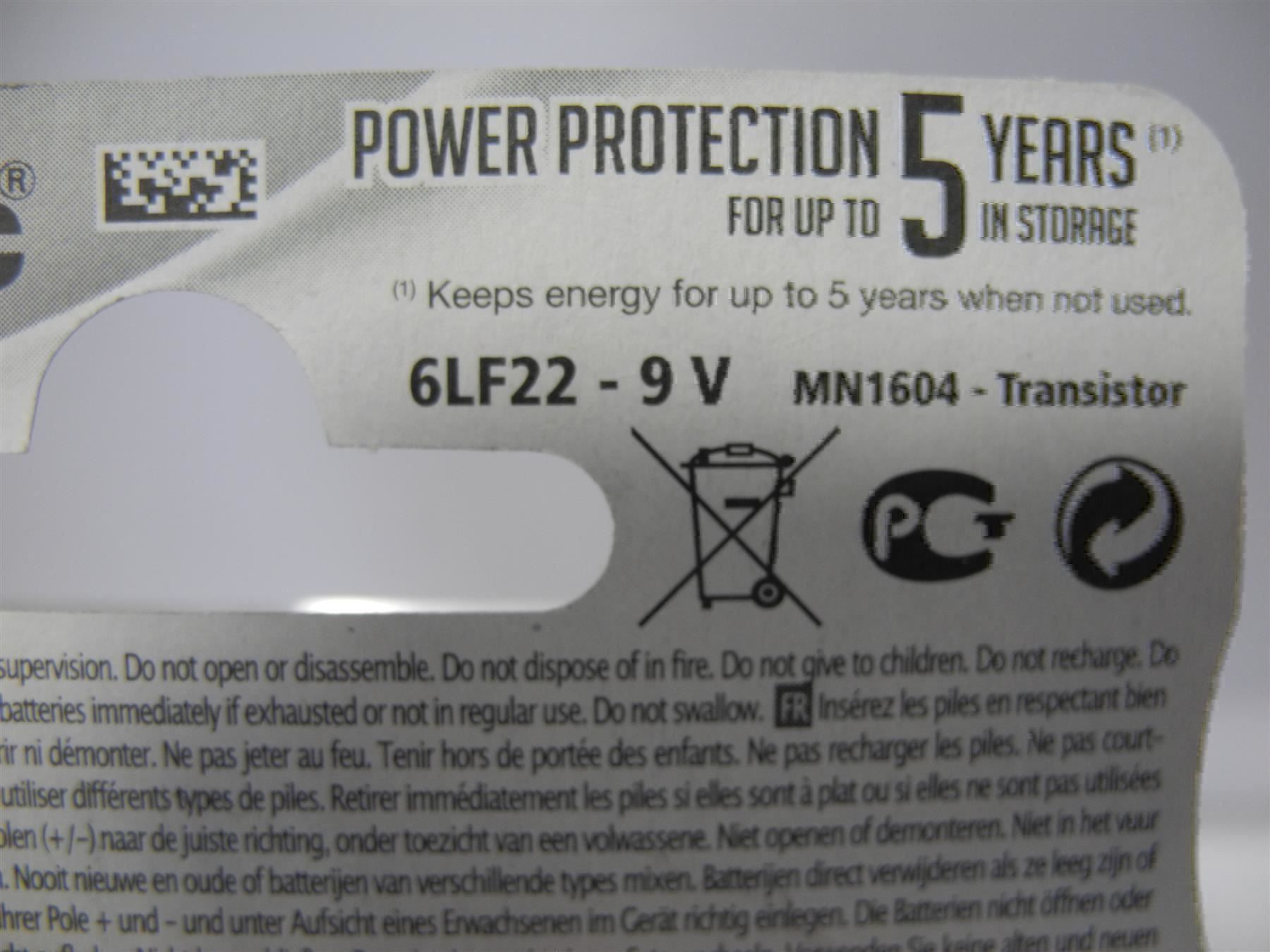 Panasonic Caricatori & Batterie: Panasonic Pro Power 9V, 6LR61, Ablaufdatum: 01.2029 – Nuovo e nell'imballaggio originale da Kottwil venduto da Crazyrolf 1