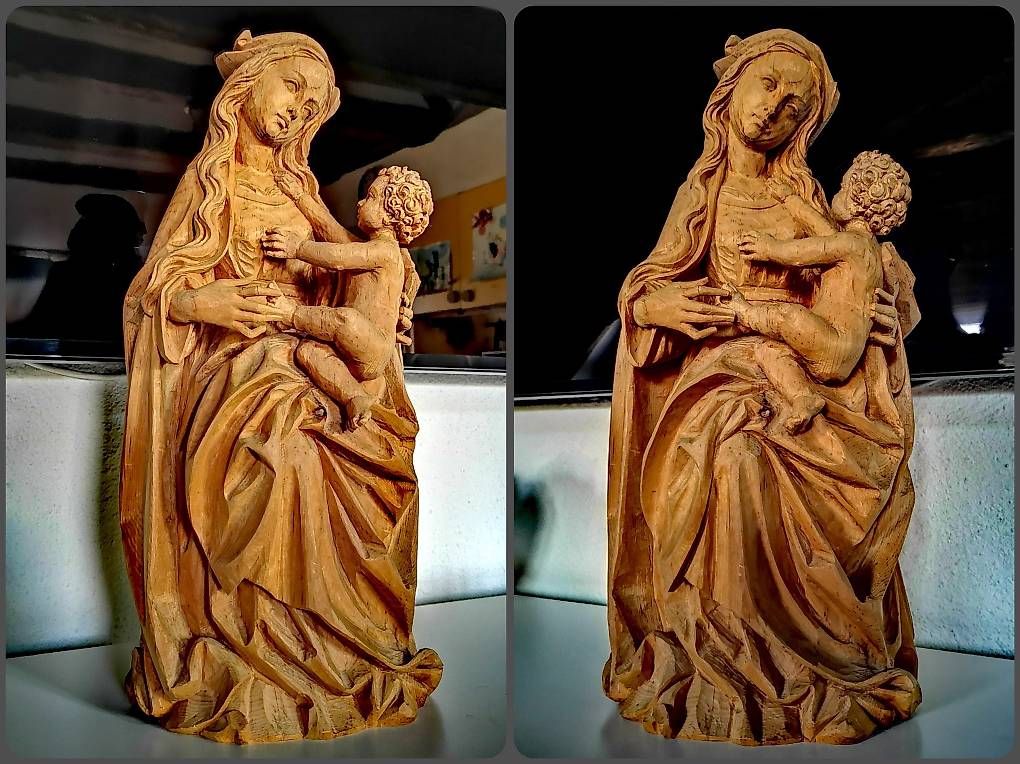 Sculture & Statue: Schnitzplastik Riemenschneider Madonna – Usato da Horn venduto da sniper0174