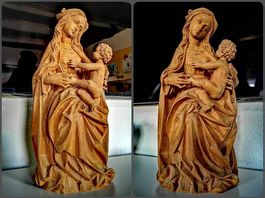 Schnitzplastik Riemenschneider Madonna