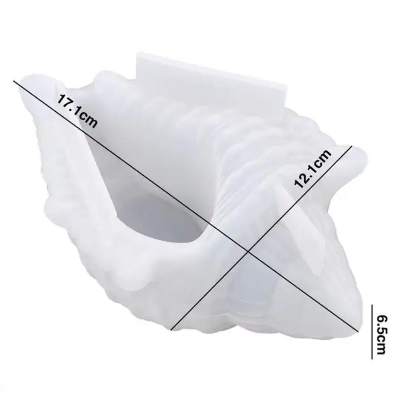 Backformen: Giessform Silikonform Meer Muschel 17 cm – Neu und originalverpackt aus Kaltbrunn von schere-stein-papier 1