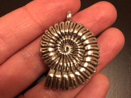 Amulett/Anhänger Ammonit (Metall)