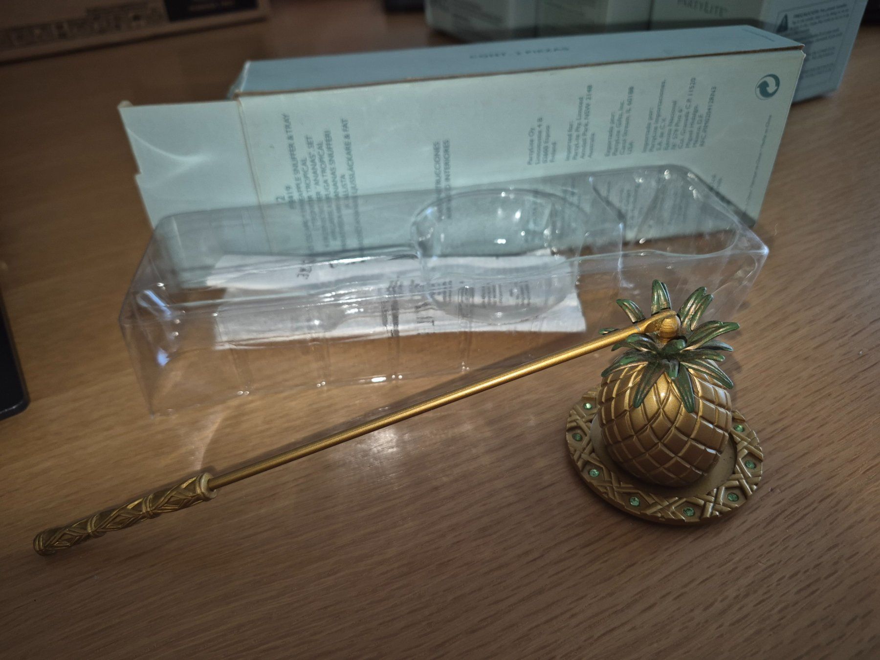 Partylite Portacandele: Partylite Kerzenlöscher Ananas – Usato da Buttikon SZ venduto da sefa02