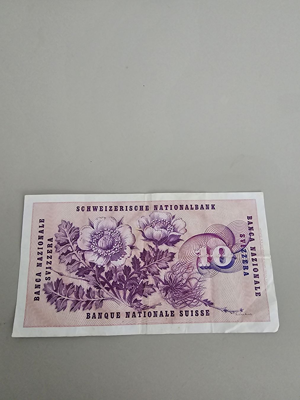 Banknoten: Alte original Banknote 10 CH guter Zustand – Gebraucht aus Münchenbuchsee von Angerer1311 1