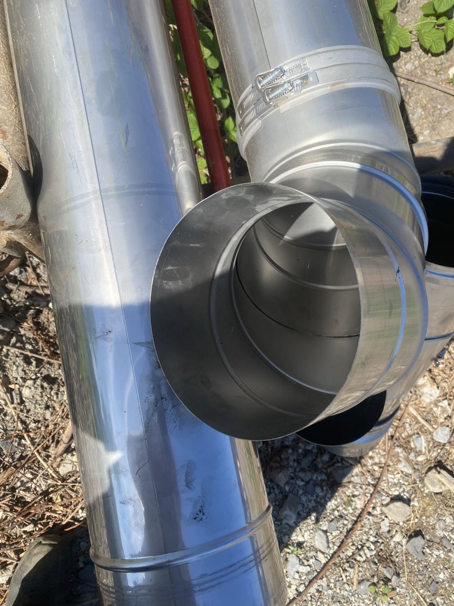 Camini: Kaminrohre 18 cm – Usato da Menzingen venduto da Edelmuni7 2