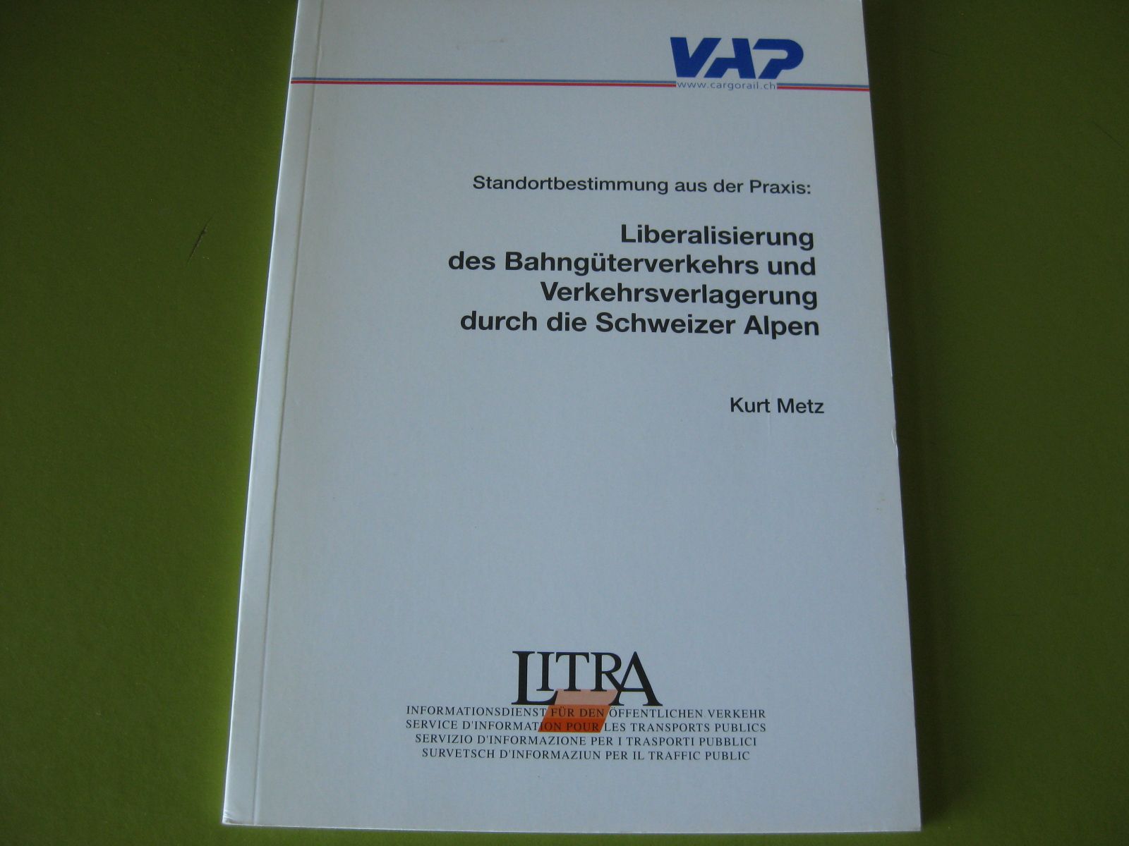 Libri: Liberalisierung Bahngüterverkehr, 2004 – Usato da Malters venduto da Marosko