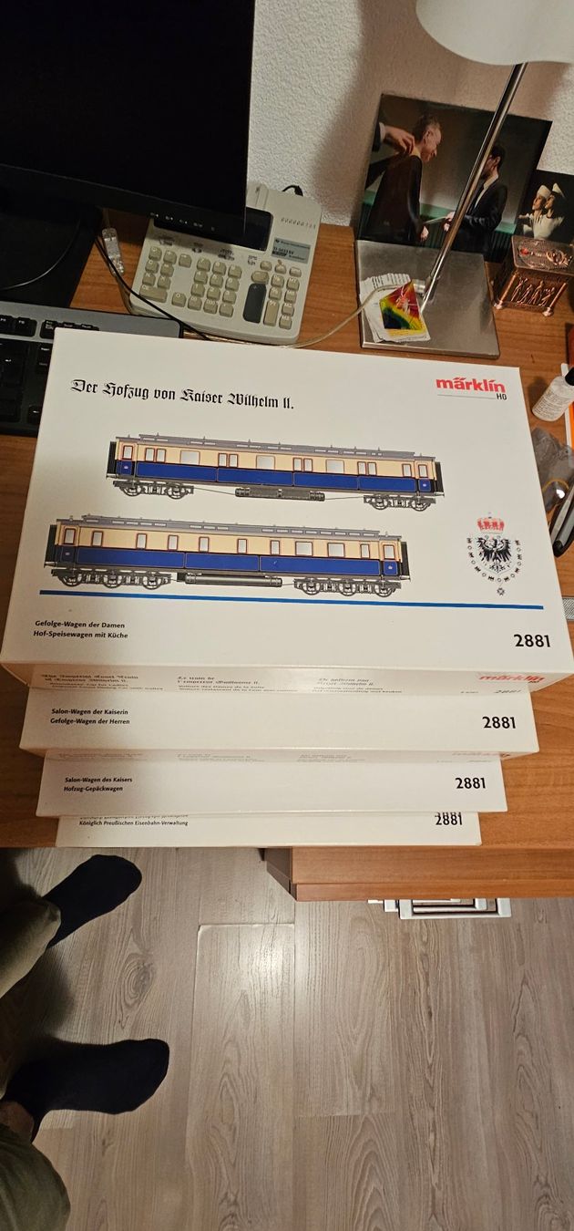 Märklin Modellini di ferrovie: Hofzug Kaiser Willhelm II Märklin – Usato da Magden venduto da rtu123 1