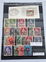 1924 diverse Dienstmarken, gestempelt