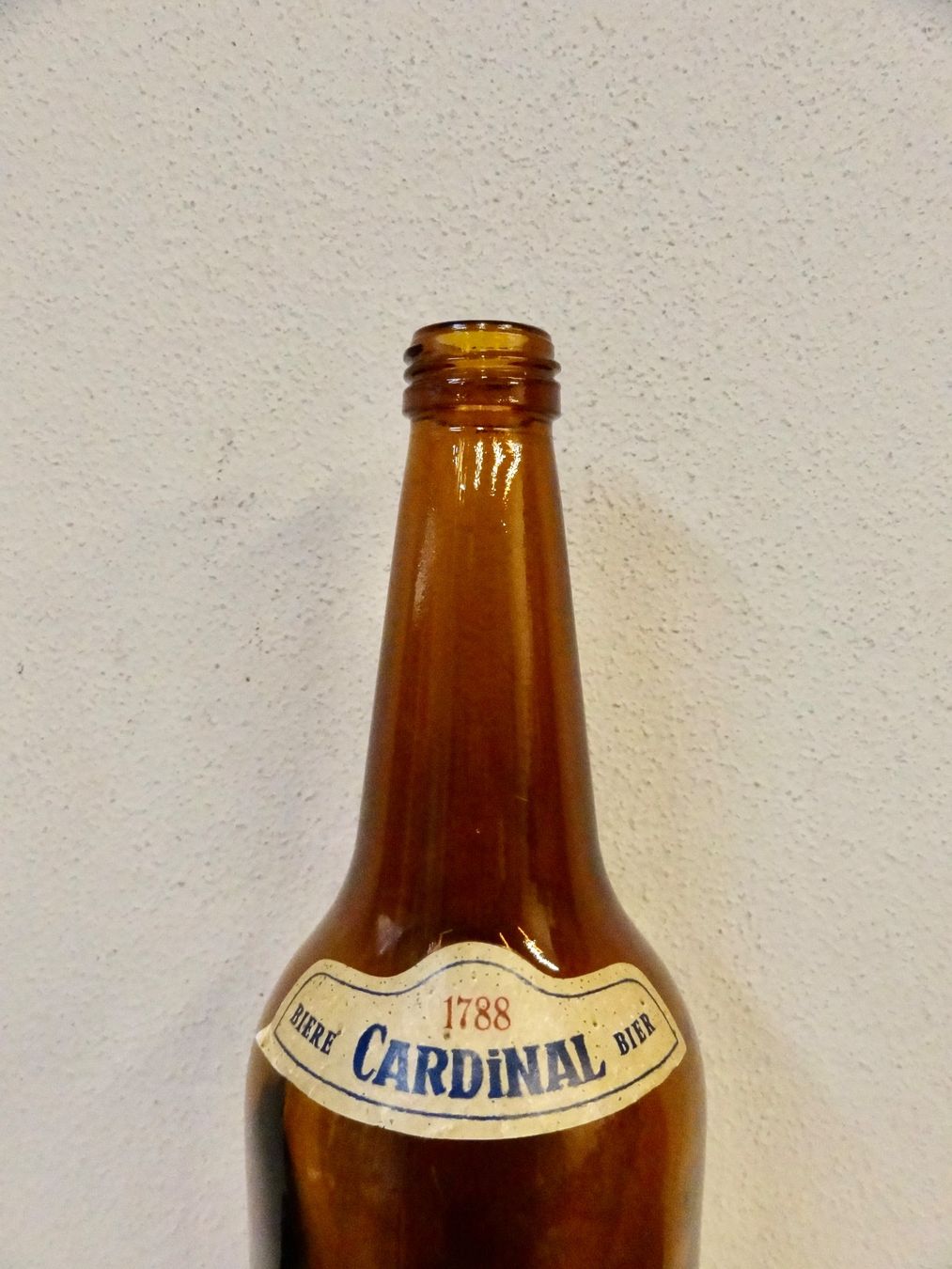 Bicchieri, Caraffe & Bottiglie: Bierflasche CARDINAL BIERE BLONDE GLASHÜTTE BÜLACH 1983 – Usato da Kerzers venduto da bottlesandboxes 2