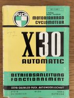 Puch X30 Automatic Original 3. Auflage DE/FR Nr. 027.1
