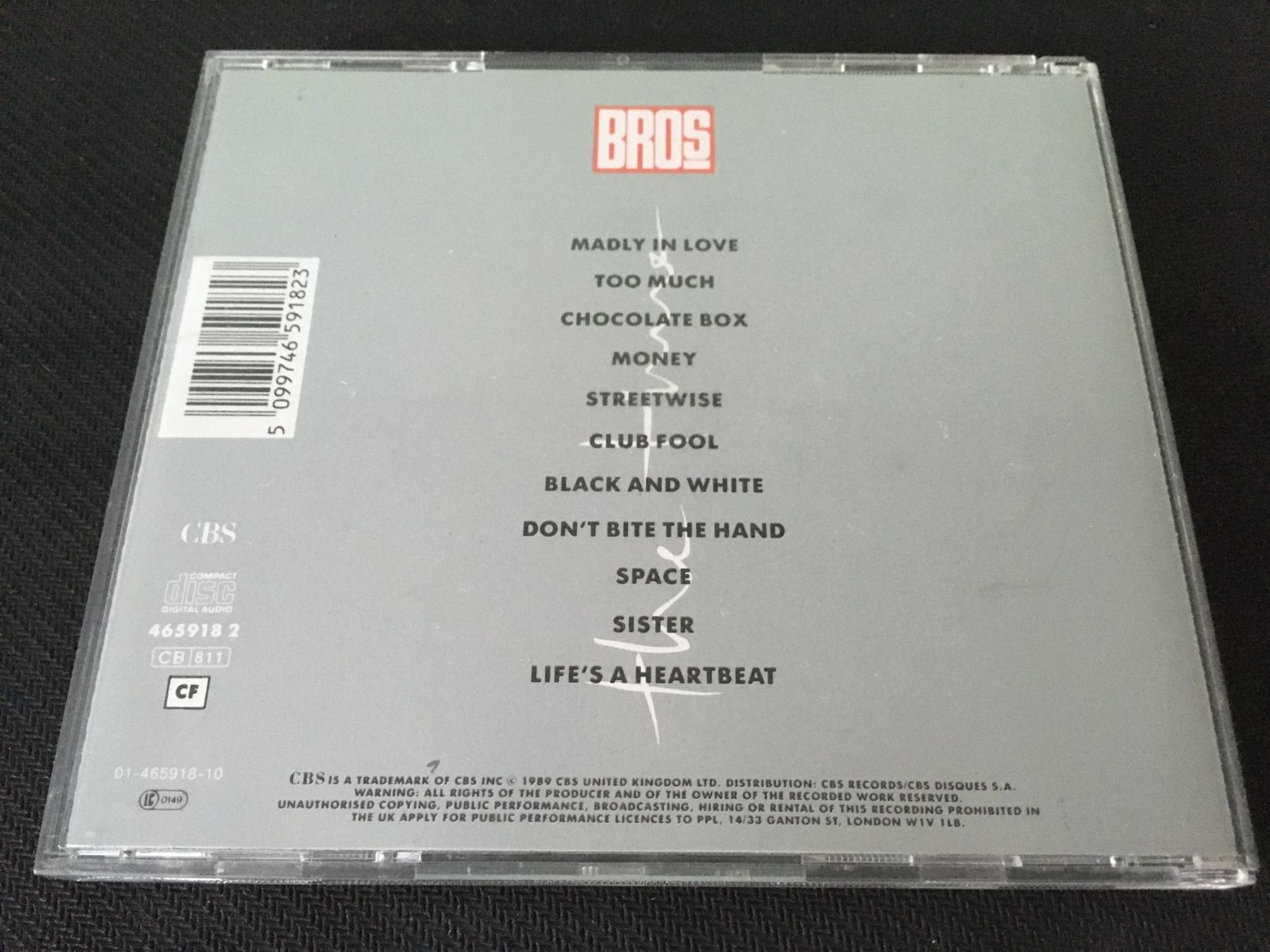 CD: Bros - The Time -CD- – Usato da St.Gallen venduto da MedienJoe 2