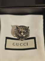 Gucci Ring Tiger Kopf Silber 925 Grösse 23 guter Zustand