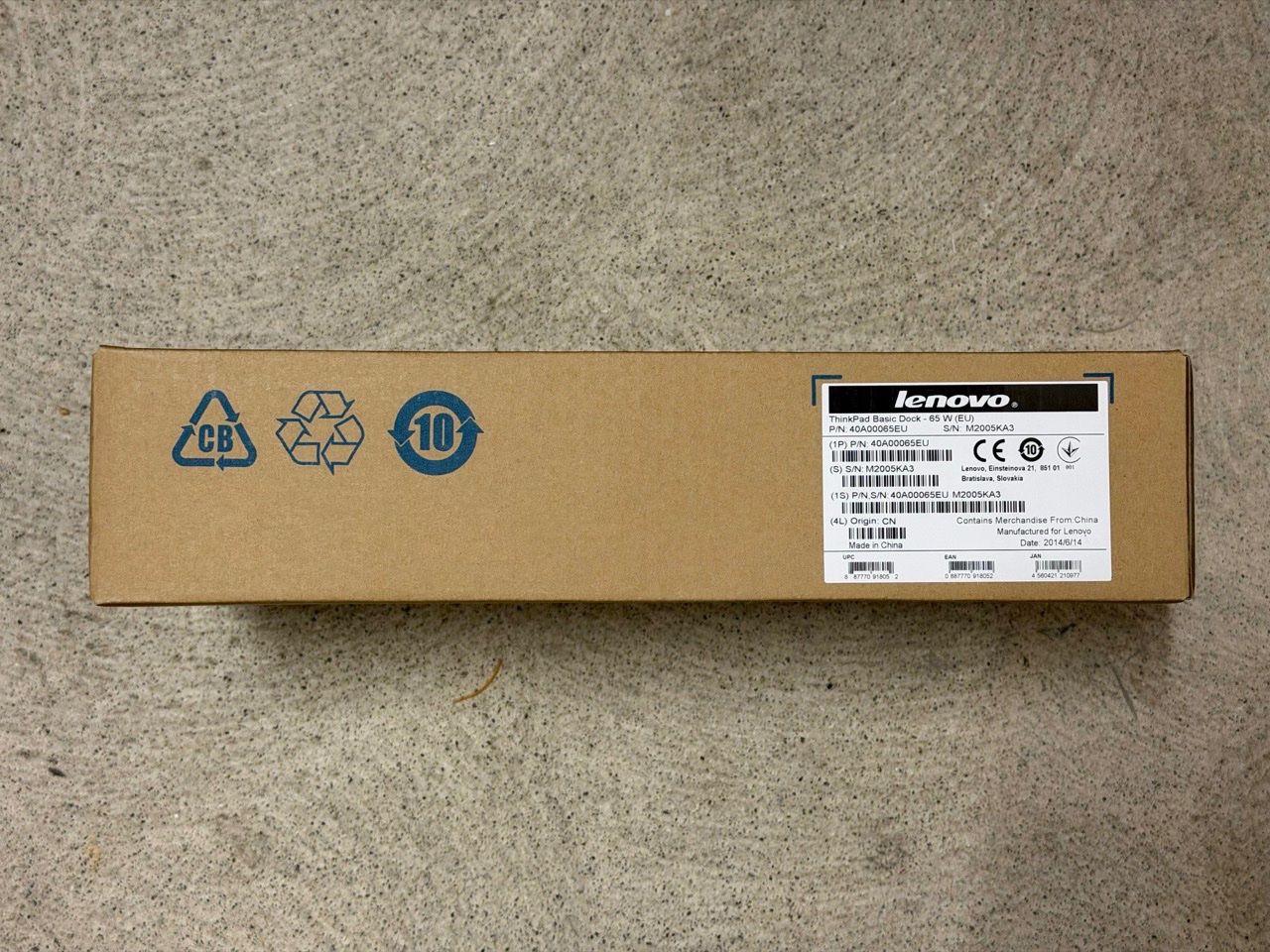 Lenovo Dockingstation: NEU !! Lenovo ThinkPad Basic Dock 65 W – Neu und originalverpackt aus Wabern von Kolla 2