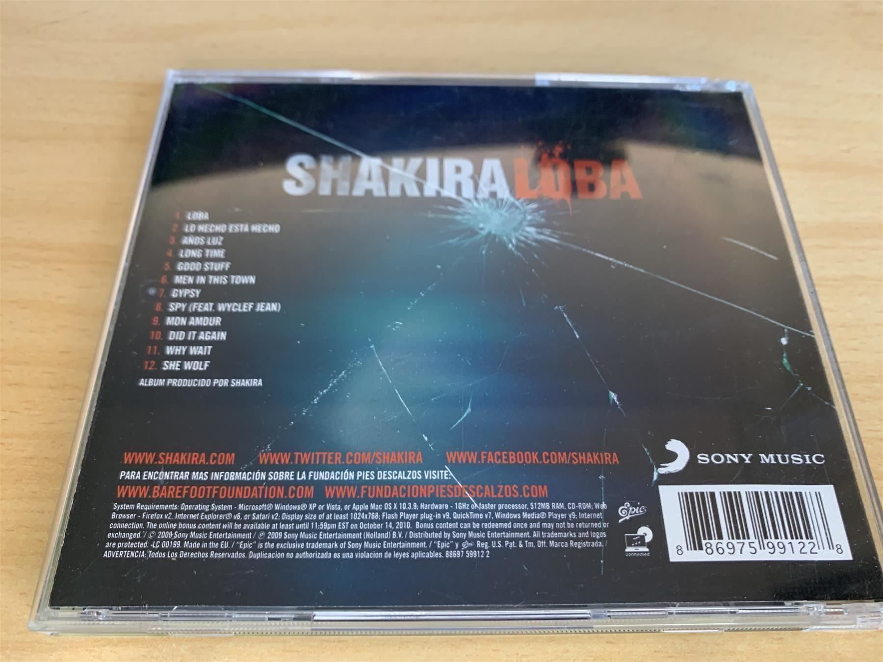 CDs: Shakira – Loba – Gebraucht aus Rikon im Tösstal von Alpenmutz 1