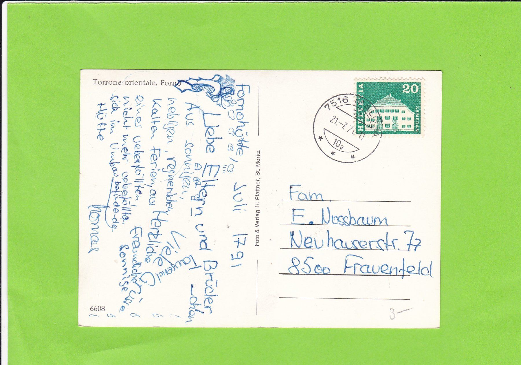 Cartes postales: Torrone orientale, Forno – D'occasion à St. Peterzell par neckertal 1