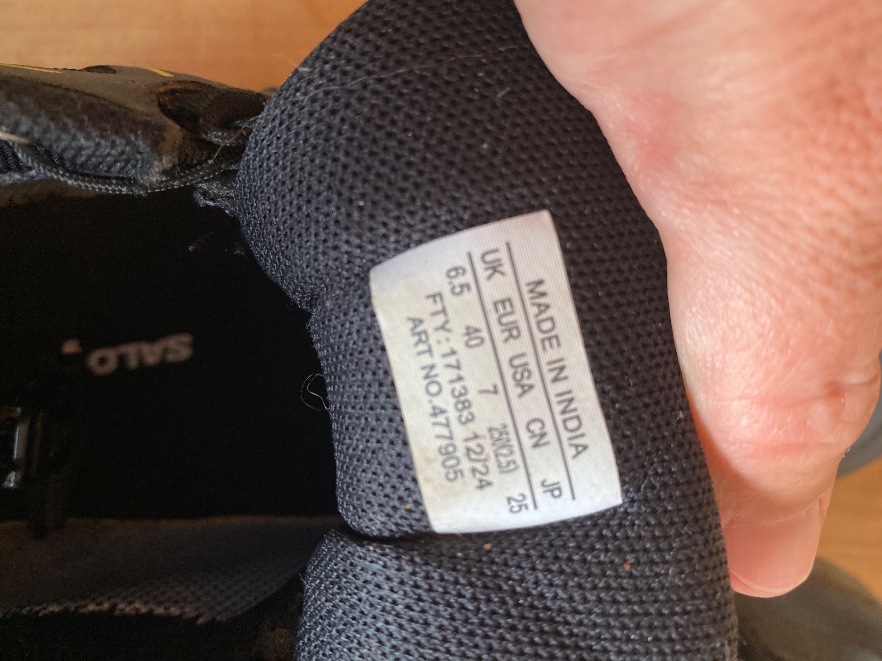 Salomon Herrenschuhe: Salomon Trailschuh Gr.40 schwarz/grün – Gebraucht aus Konolfingen von sibi1977 4