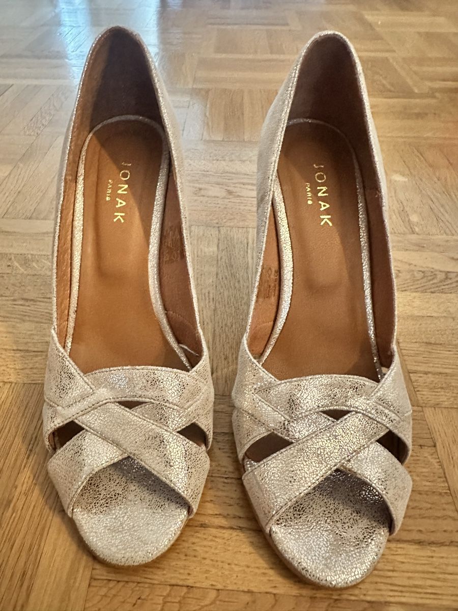 Jonak Chaussures femmes: Goldene Pumps von Jonak – Neuf (Voir description) à Bern par ambeck 1
