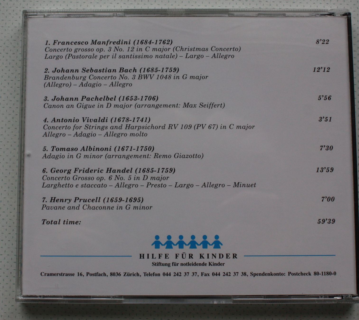 CD: Klassik von Vivaldi, Bach etc. – Usato da Wettingen venduto da Licht08 1