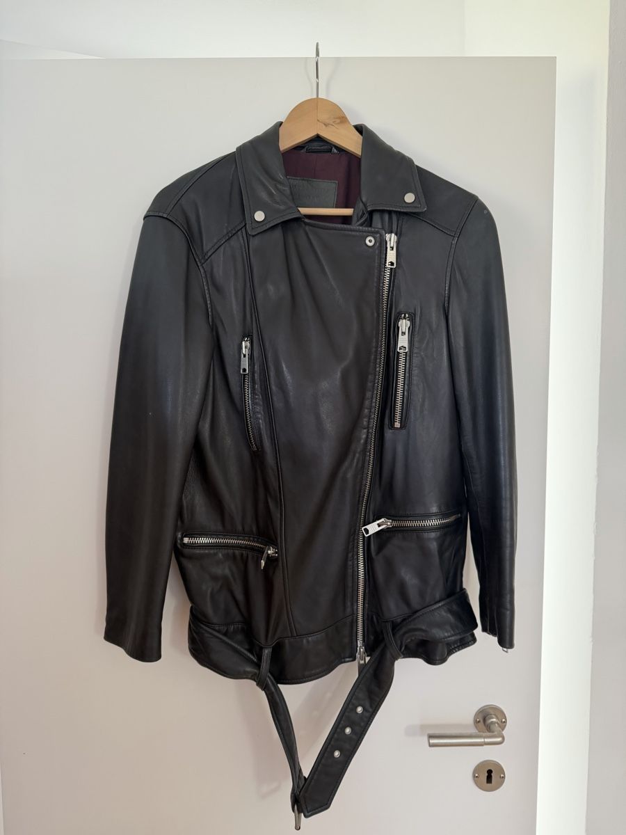 Allsaints Giacche: AllSaints Leather Biker Jacket Laurel Black Size M – Nuovo (secondo la descrizione) da Zürich venduto da IlonaM