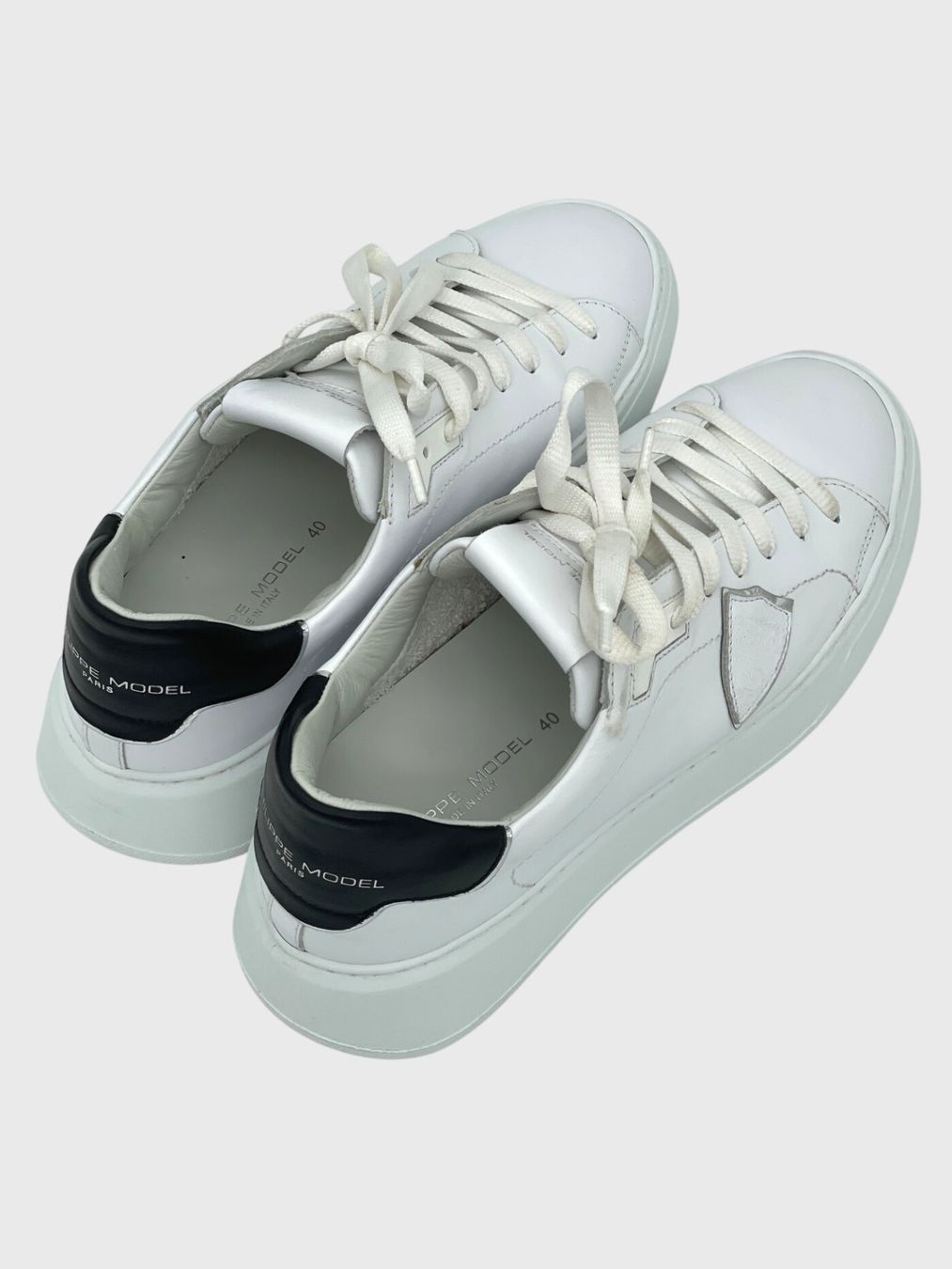Scarpe da donna: Philippe Model Temple Low Top Sneaker EU 40 Weiß – Nuovo (secondo la descrizione) da Zürich venduto da shoe_shop 3
