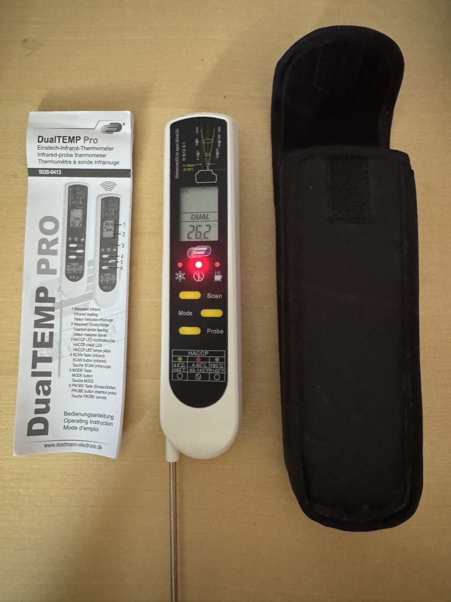 Altro per la casa: DualTemp Pro Einstich-Infrarot-Thermometer – Nuovo (secondo la descrizione) da Dietikon venduto da Pias92