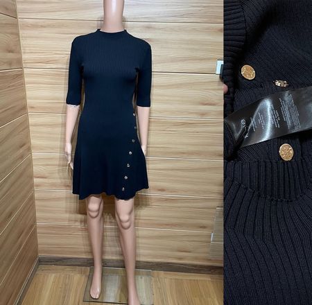 Maje Black Elegant Dress