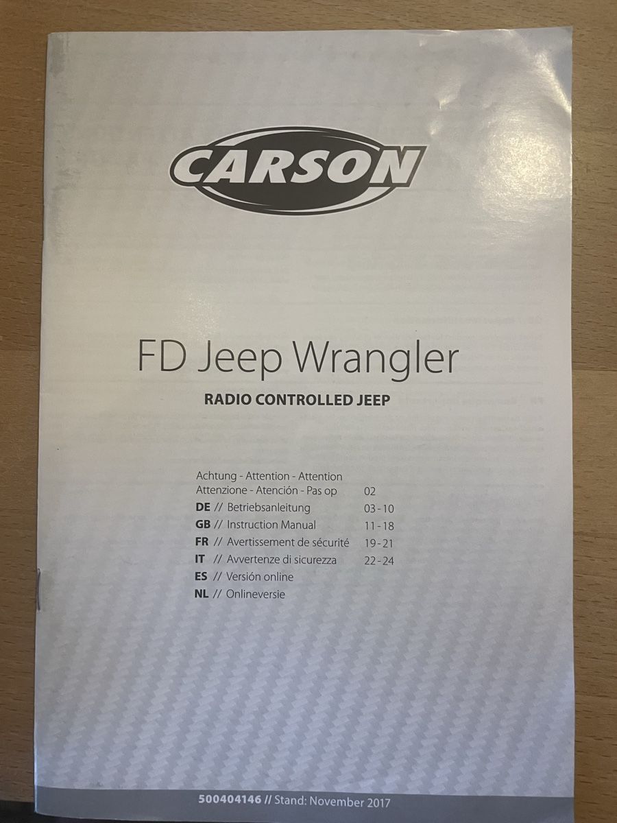 Carson RC Modellbau: RC Carson Jeep Wrangler – Gebraucht aus Kölliken von Michi180 3