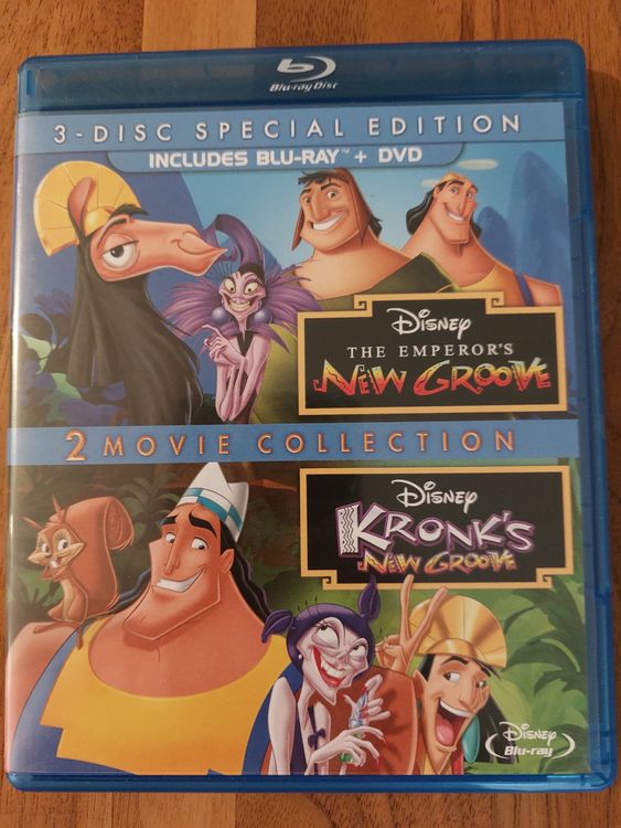Blu Ray The Emperor's New Groove & Kronk's New Groove