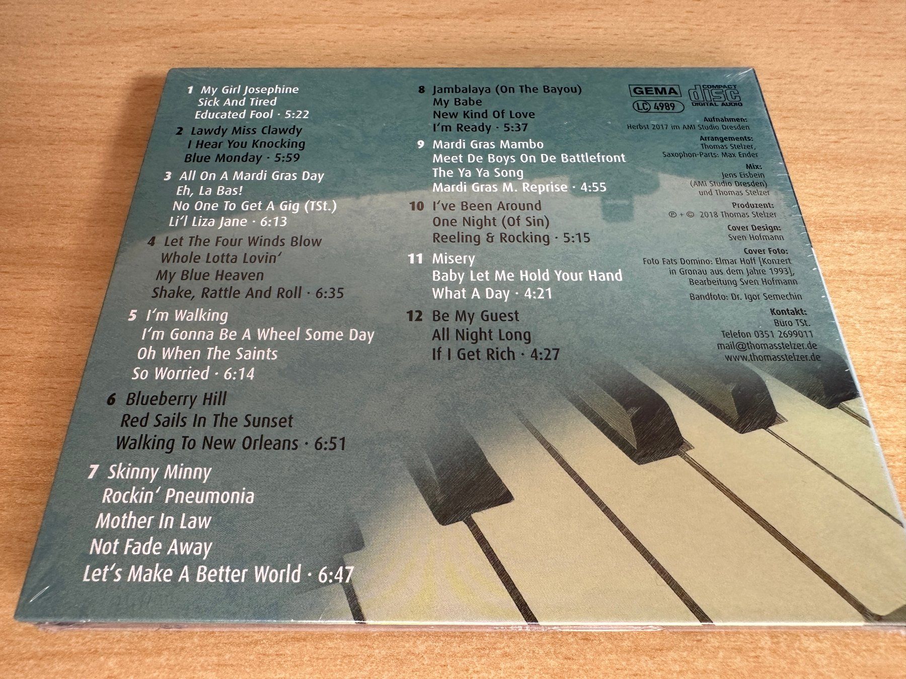 CD: Thomas Stelzer & friends - LET'S FATS – Usato da Rikon im Tösstal venduto da Alpenmutz 1