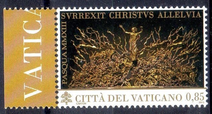 Tutti i francobolli: ** POSTFRISCH ** VATIKAN OSTERN 2013 - VA76 – Usato da Losone venduto da EM2019