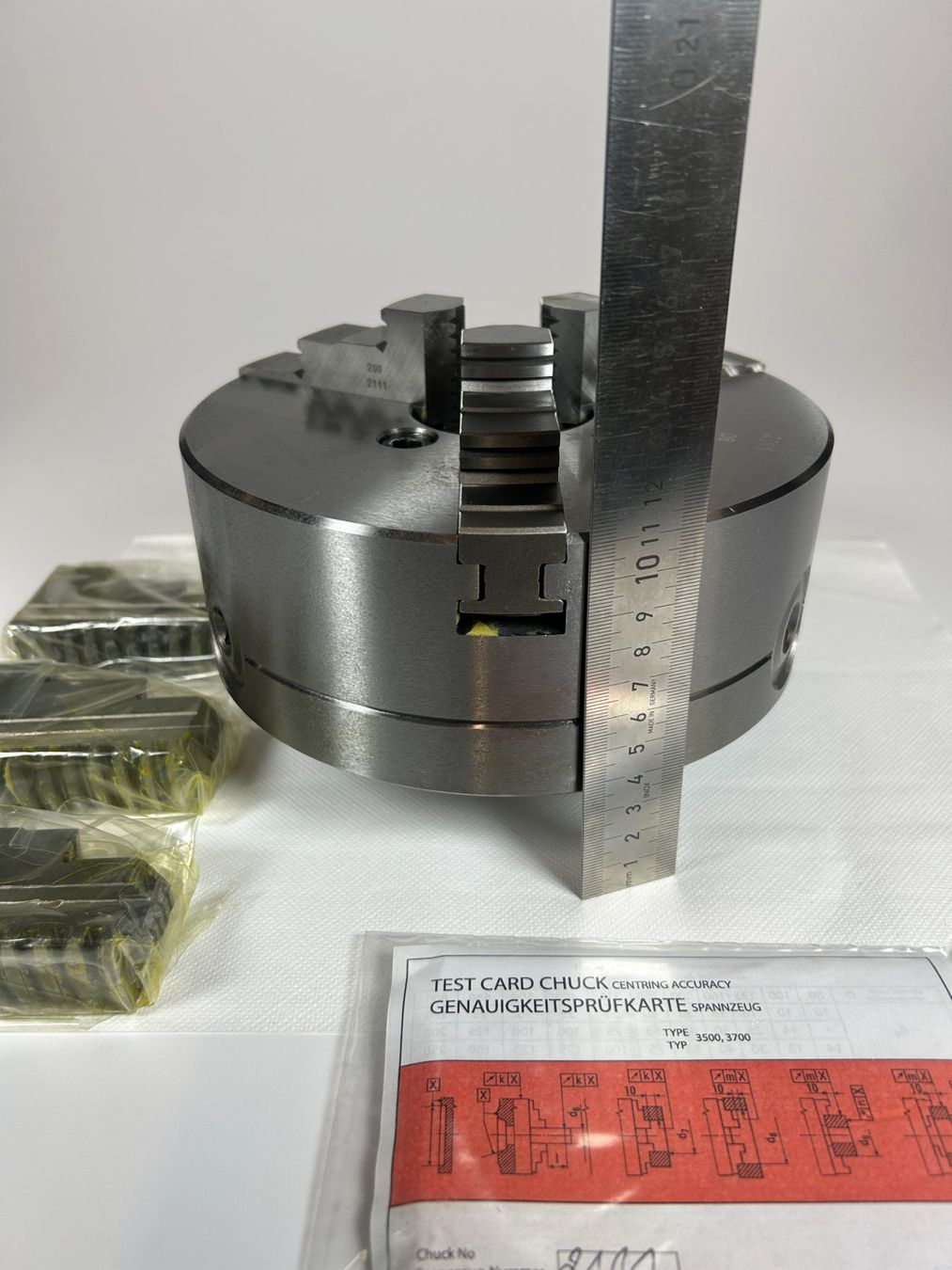 Schaublin Tutti gli attrezzi: Bison 3CSN 160 D4 Planspiralfutter Neu/OVP – Nuovo e nell'imballaggio originale da Rothenfluh venduto da BitterlinPartner 2