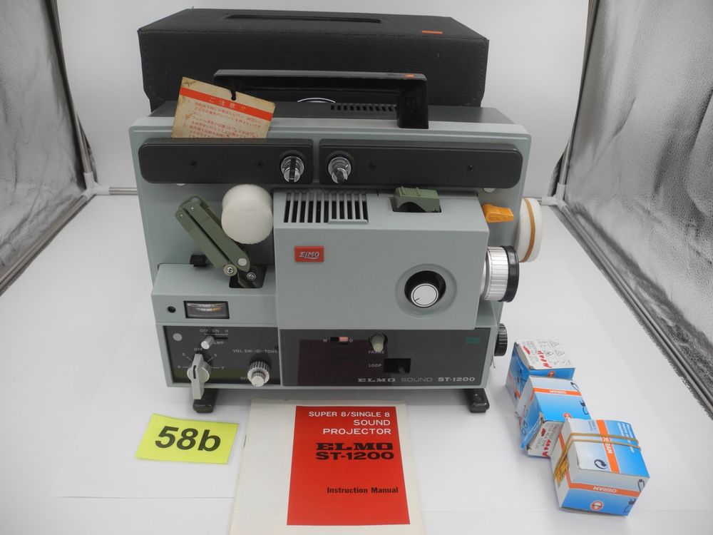 Super 8 / Single 8 ELMO ST1200 Sound Projector, Nr. 58b Kaufen auf