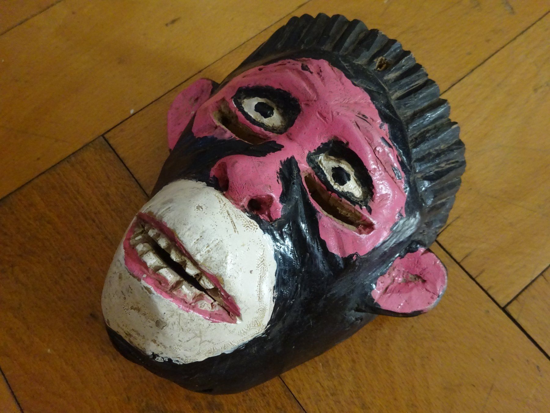 Maschere: Frecher Affe / Holzmaske – Usato da Esslingen venduto da eintagammeer 4