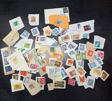 Briefmarken , diverse, gelaufen