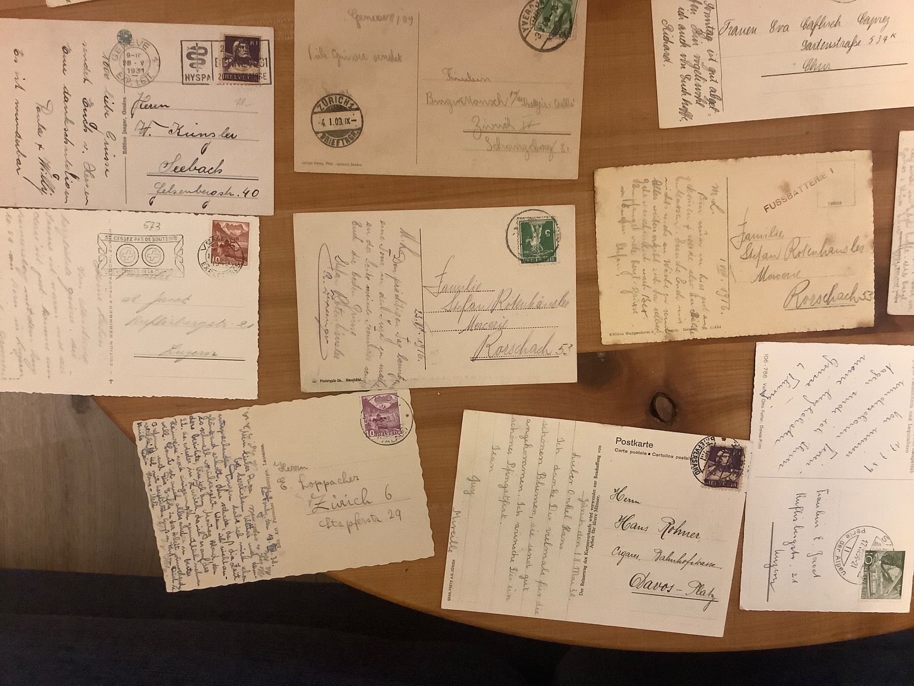 Cartoline postali: 23 gelaufene Ansichtskarten Westschweiz ab 1906 – Usato da St. Gallen venduto da herbrig2 7