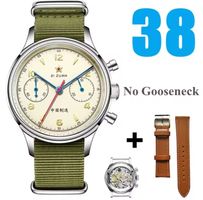 Red Star 1963 Chronograph 38mm Saphirglas