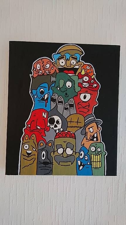 Dipinti: Tableau crazy people 1 – Nuovo e nell'imballaggio originale da Lausanne venduto da mic_nf2y