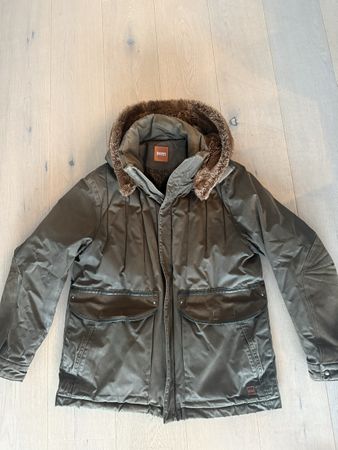 HUGO BOSS Ocean Winterjacke, Khaki, Gr 50