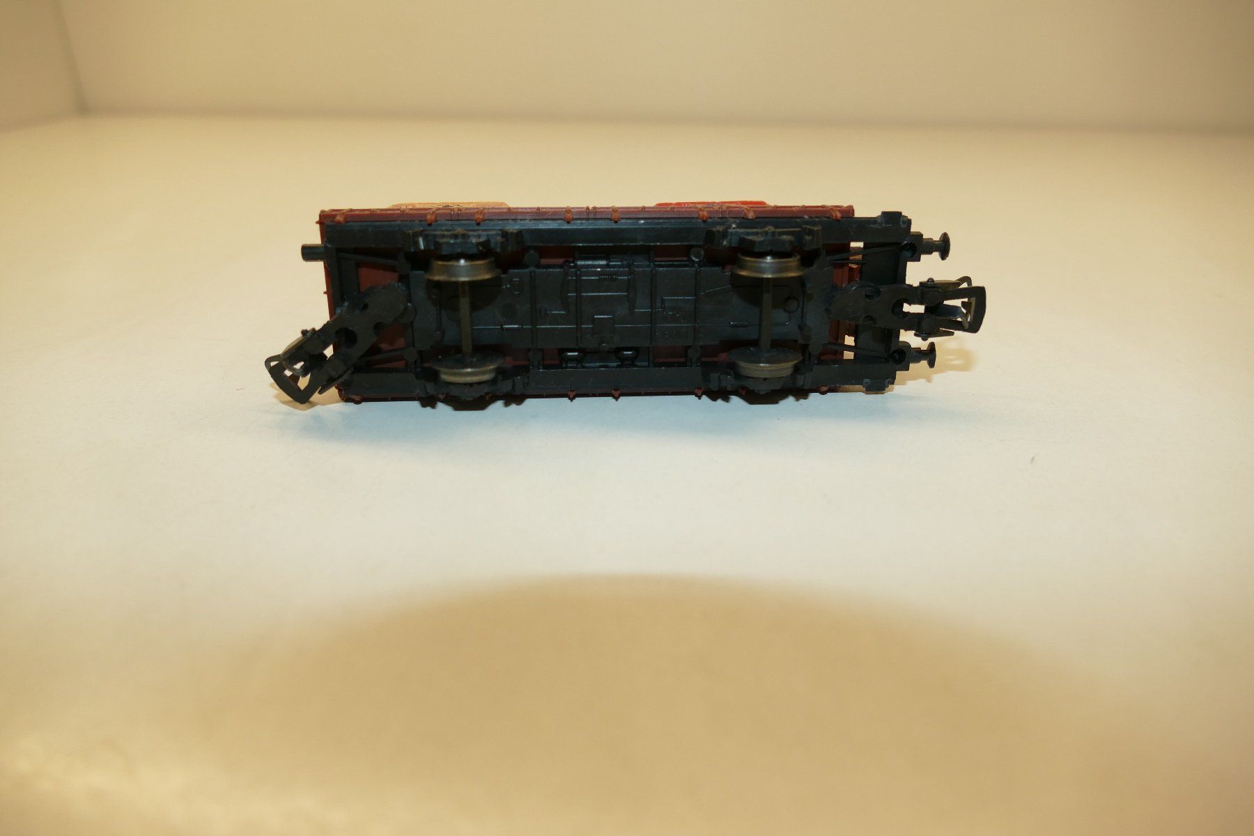 Lima Modellini di ferrovie: Lima H0: FS Flachwagen mit 2xContainer beladen – Usato da Niederhasli venduto da rail-duerst 3