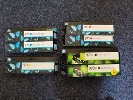HP Officejet 7 neue Druckerpatronen verpackt, nie geöffnet