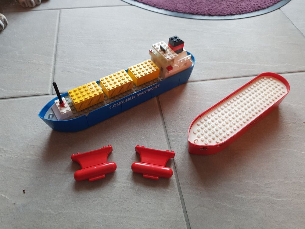 Lego Schiffe/Boote (311 Fähre) (315 Containerschiff) (Gebraucht) in ...