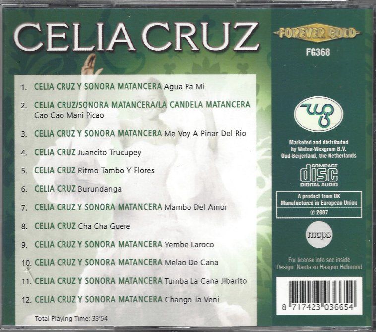 CDs: CD Celia Cruz - Forever Gold - Excellent état – Gebraucht aus Courtepin von Marisou2 1